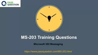 ms 203 training questions