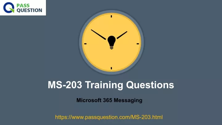 ms 203 training questions