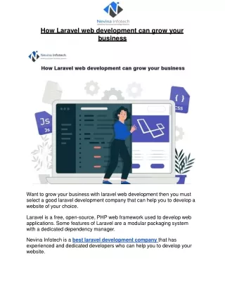 how laravel web development can grow your business