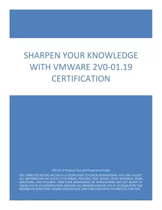 sharpen your knowledge with vmware