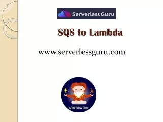 SQS to Lambda - Serverlessguru.com