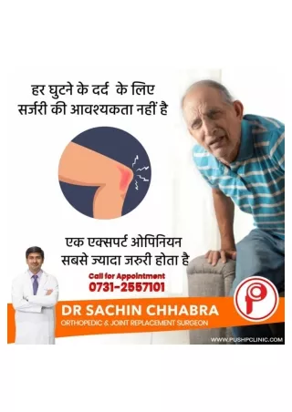 Dr. Sachin Chhabra - Orthopedic Doctor in Indore