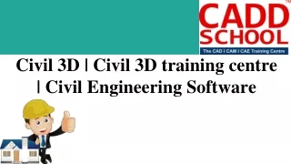 Civil 3D | Civil 3D training centre | Civil Engineering Software