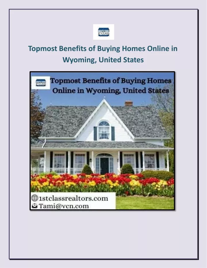 topmost benefits of buying homes online