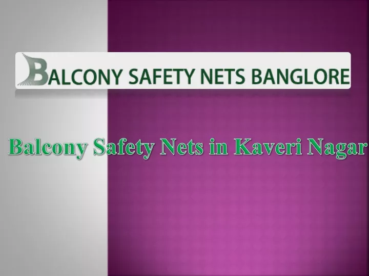 balcony safety nets in kaveri nagar