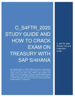 c s4ftr 2020 study guide and how to crack exam