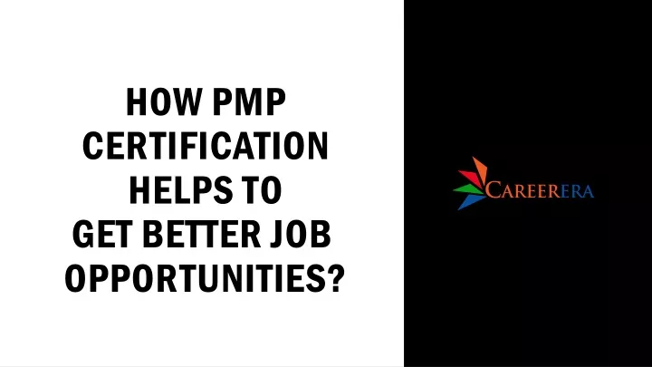 how pmp certification helps to get better