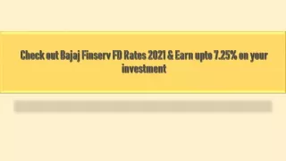 check out bajaj finserv fd rates 2021 earn upto 7 25 on your investment