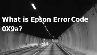 what is epson error code 0x9a