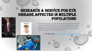 Dr. Rohit Varma - Eye Disease Analysis and Support