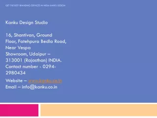 get the best branding services in india kanku design