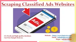 Scraping Classified Ads Websites