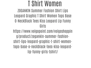 T Shirt Women