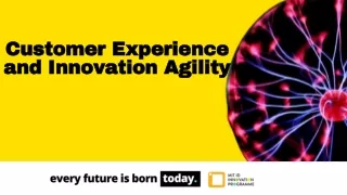 customer experience and innovation agility