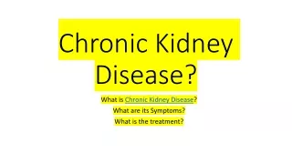 chronic kidney disease