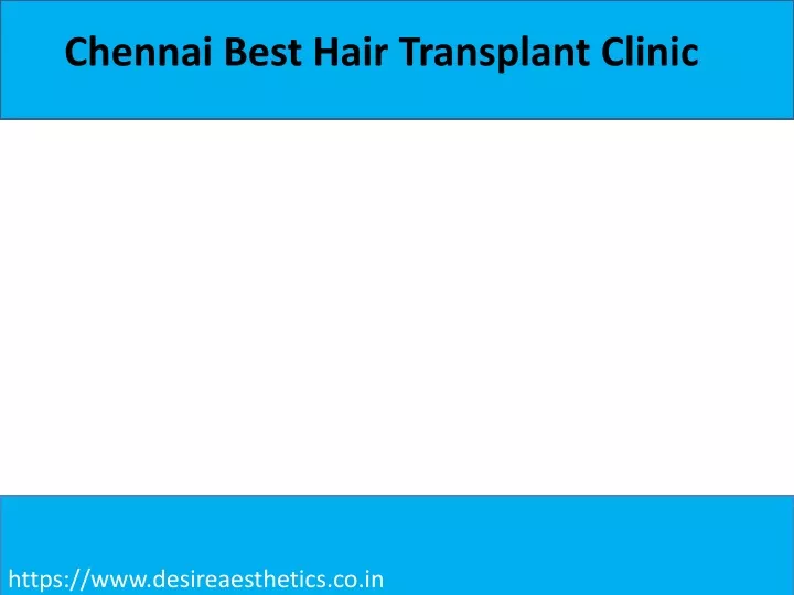 chennai best hair transplant clinic