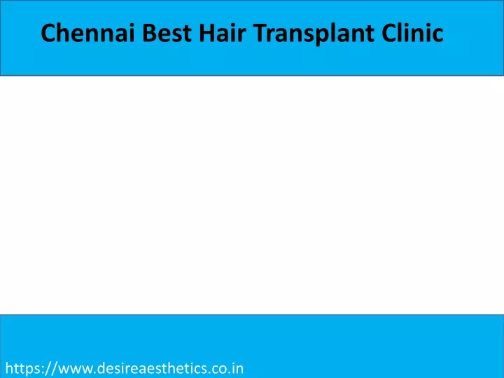 chennai best hair transplant clinic