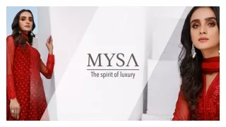 Flaunt your Style in Exquisite Luxury Pret Dresses – Mysa.pk