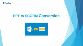 ppt to scorm conversion
