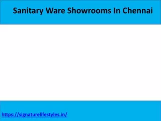 sanitary ware showrooms in chennai
