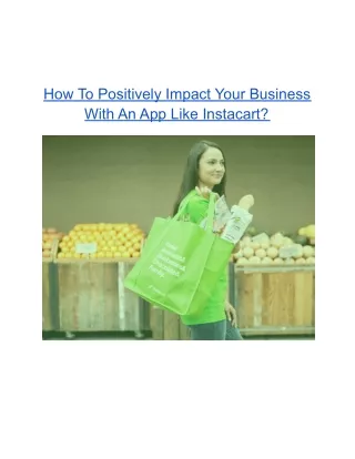 how to positively impact your business with