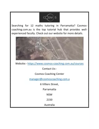 searching for 12 maths tutoring in parramatta