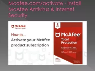 www.mcafee.com/activate | Install McAfee Subscription | Enter Activation Key