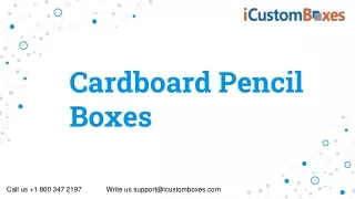 cardboard pencil boxes