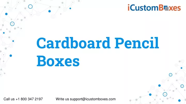 cardboard pencil boxes