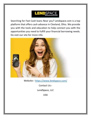 searching for fast cash loans near you lendspace