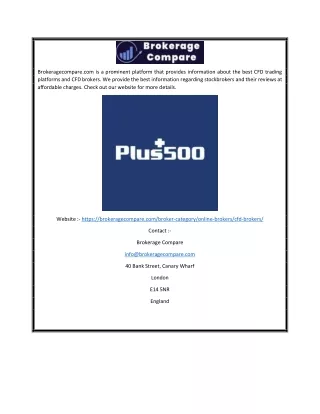 brokeragecompare com is a prominent platform that