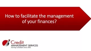 How to facilitate the management of your finances?