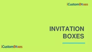 invitation boxes