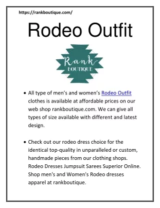 https rankboutique com rodeo outfit