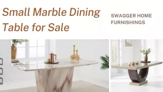 Small Marble Dining Table for Sale