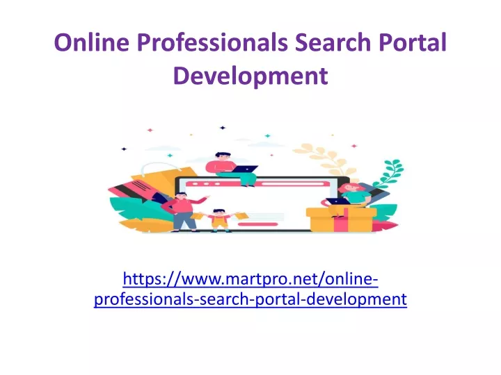 online professionals search portal development