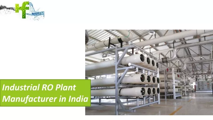 industrial ro plant manufacturer in india