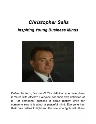 christopher salis