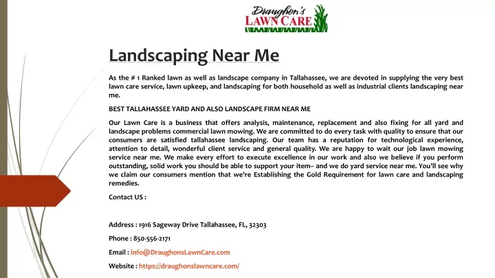 landscaping near me