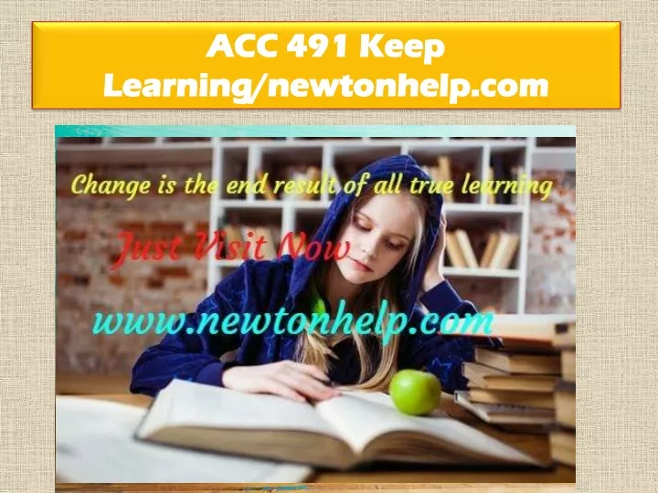 acc 491 keep learning newtonhelp com