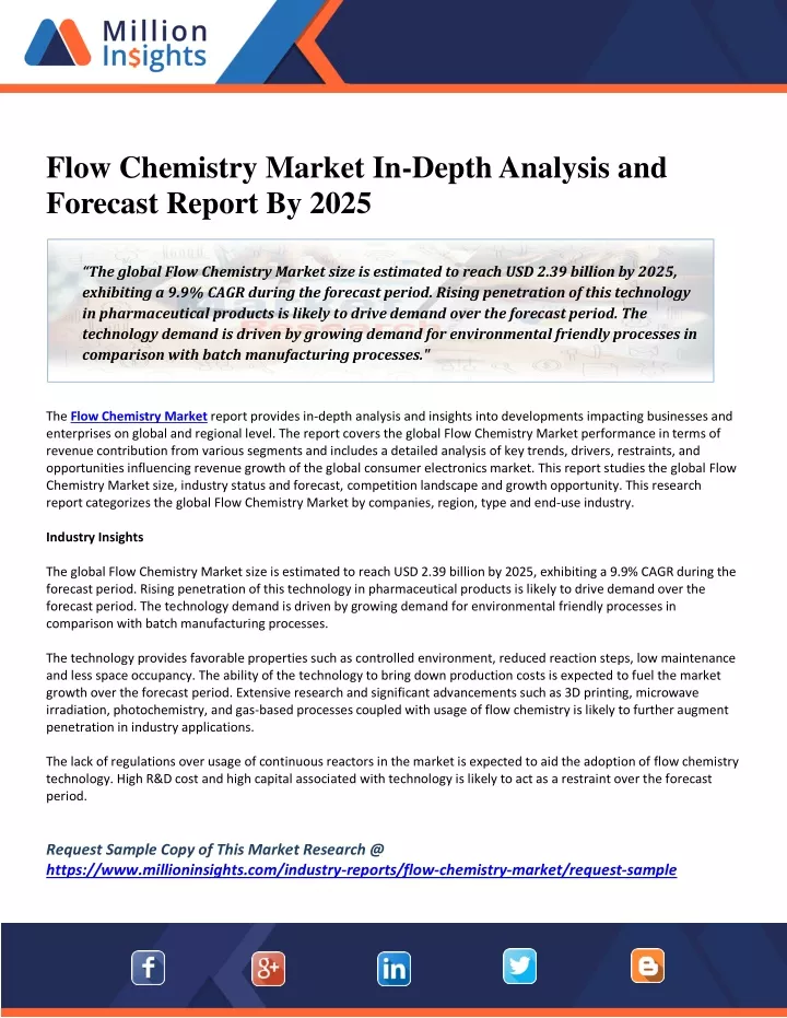 flow chemistry market in depth analysis