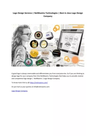 Logo Design Services | NetMaxims Technologies | Best in class Logo Design Company