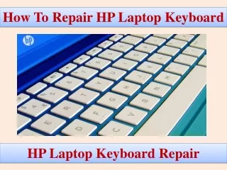 How To Repair HP Laptop Keyboard
