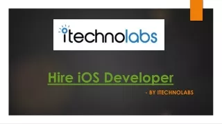 hire ios developer