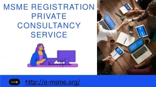 Service of new udyam registration for msme in India
