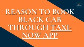 Install the London Black Cab App