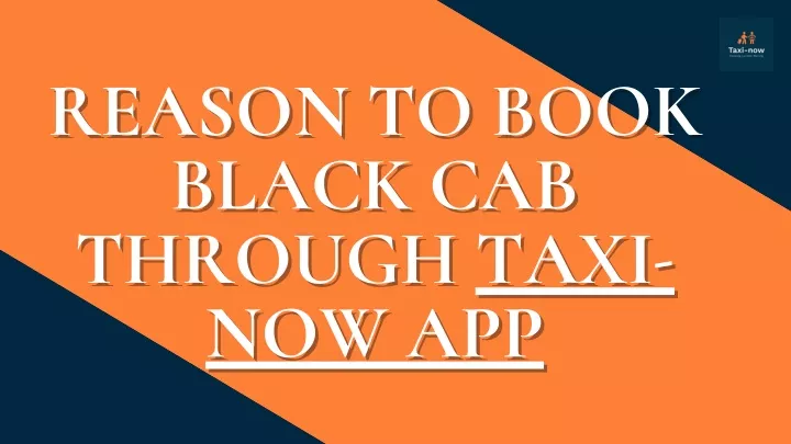 reason to book reason to book black cab black