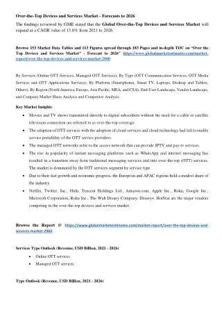 over the top devices and services market