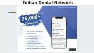 25,000  dental professional network-dentist app