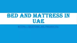 bed and mattress in uae